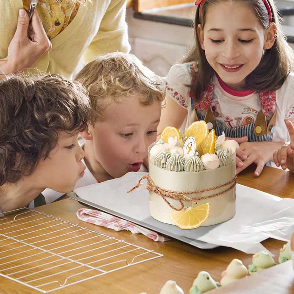 60m Tortenrandfolie Set - 6 Rollen PET Backfolie Für Mousse & Sahnetorten | 6cm/8cm/10cm Höhe