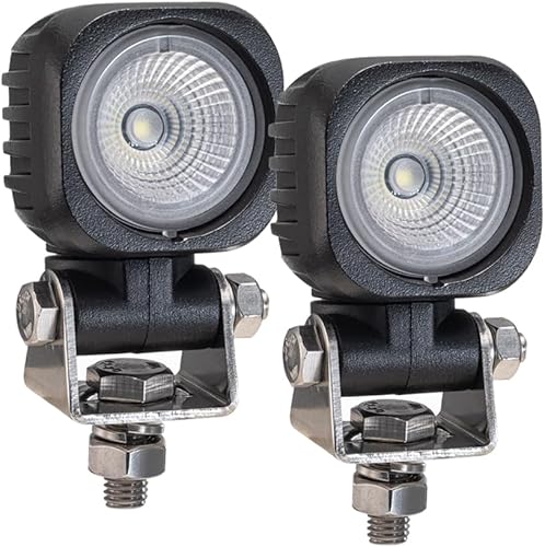 Miniatura 6 de Vaina LED antiniebla redonda superbrillante de 2 pulgadas para motocicleta, haz de inundación de largo alcance blanco frío de 6000 K, carcasa de