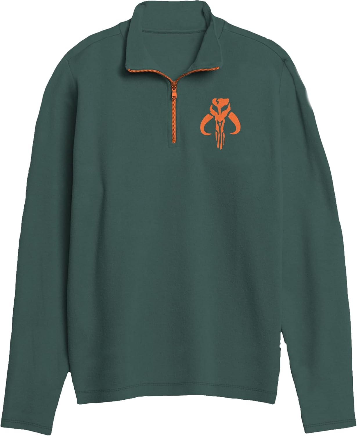 STAR WARS Mandalorian Skull Logo - Sudadera de manga larga con cremallera para hombre