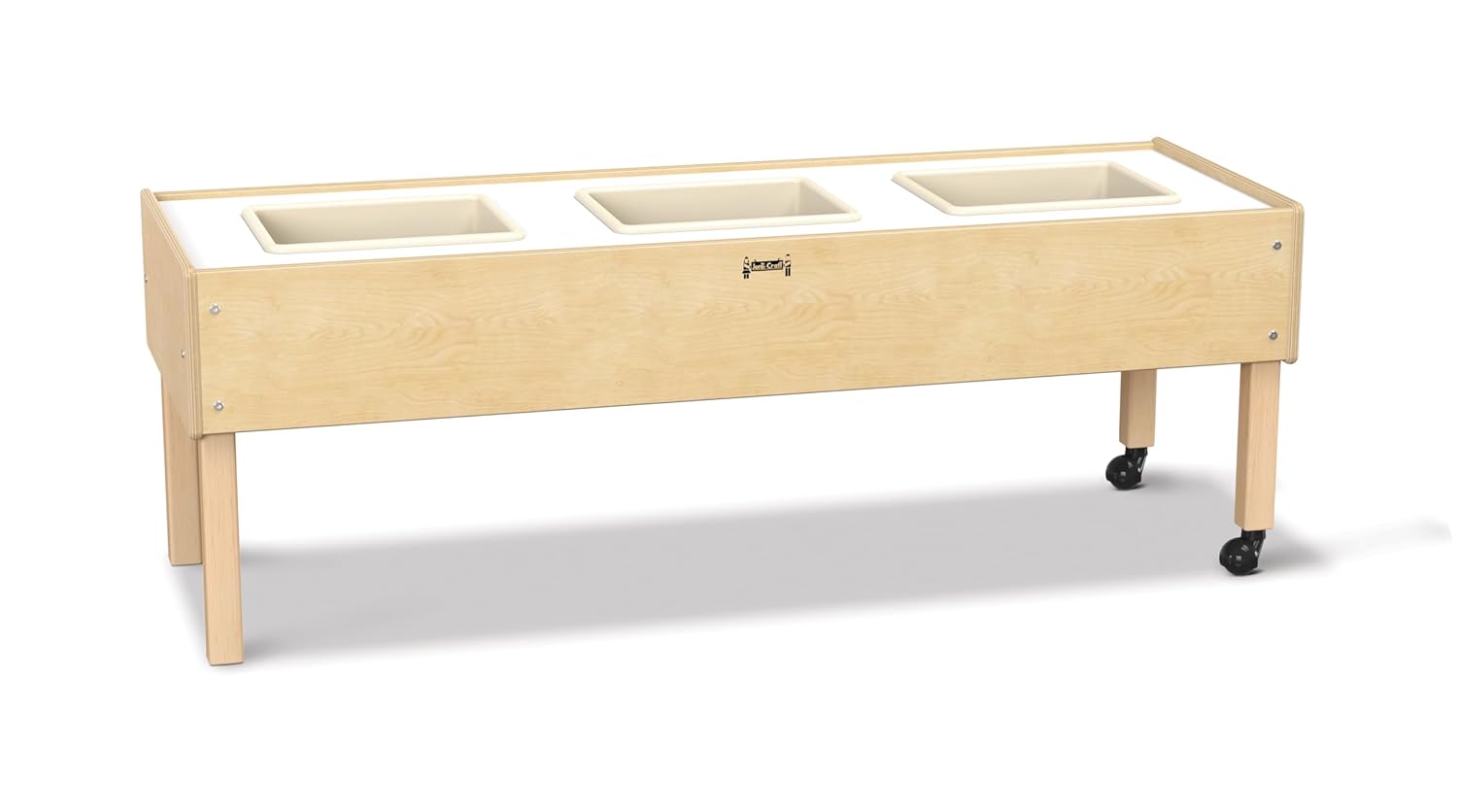 Jonti-Craft 0886JC Toddler 3 Tub Sensory Table, 20" Height