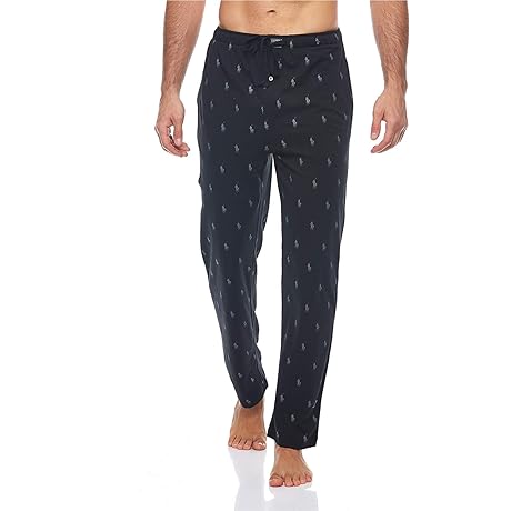 Men's Polo All Over Pony Print Pajama Pants