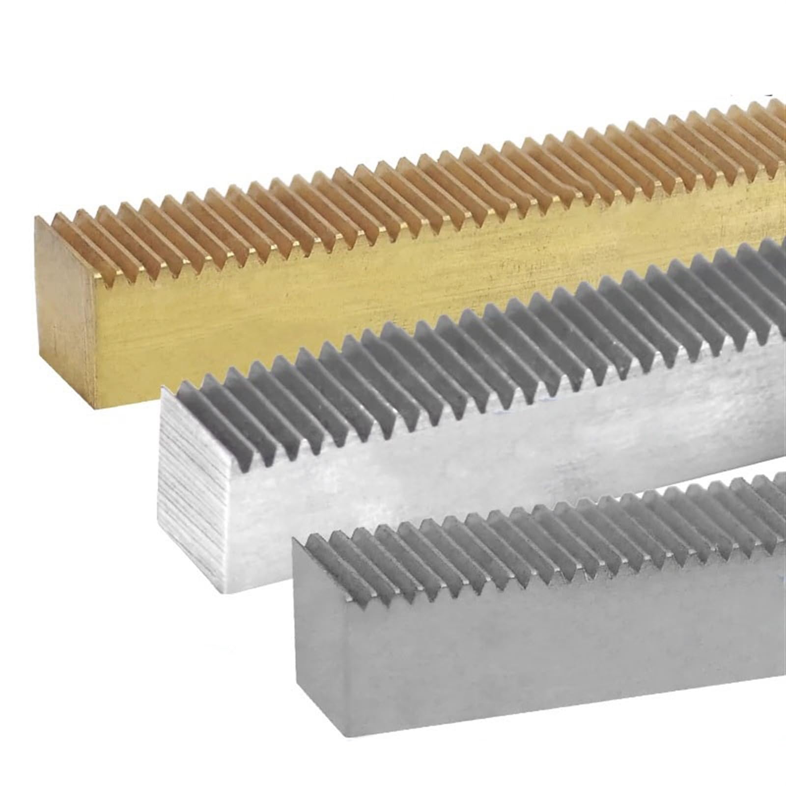 Cremagliera in ottone a denti dritti da 0,5 moduli, lunghezza da 200 mm a 1000 mm, trasmissione lineare con ingranaggi cilindrici da 0,5 m meccanico(5x8x750mm)