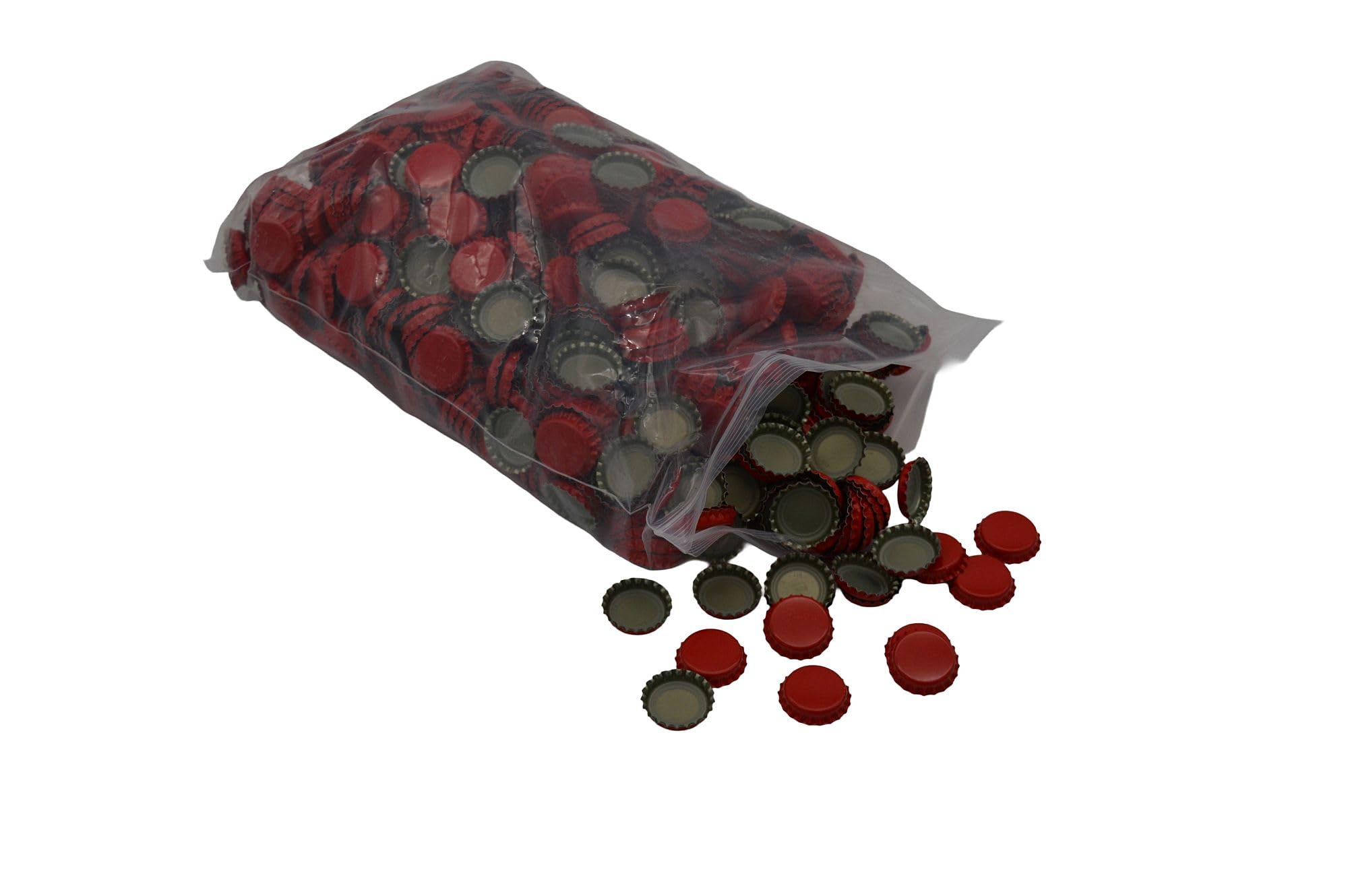Brewzilla Lot de 1000 bouchons de couronne Rouge cerise 26 mm