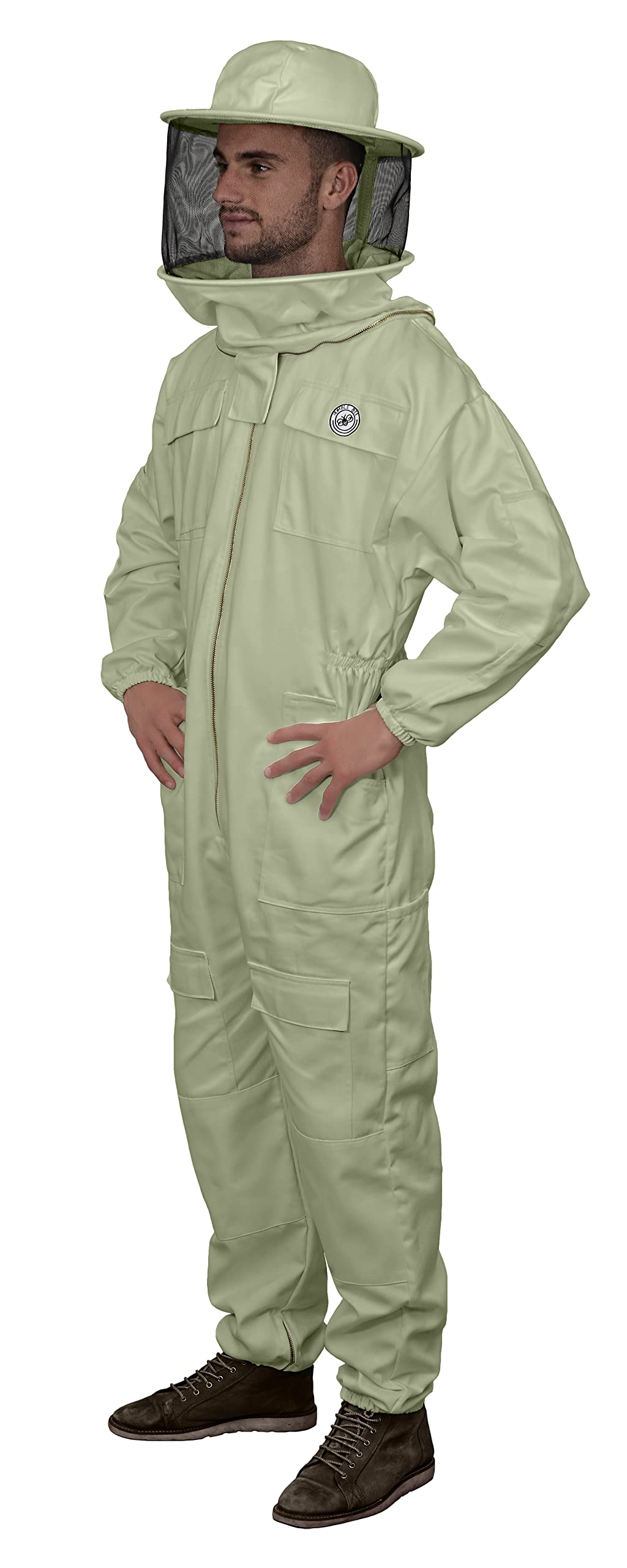 Humble Bee 410 Polycotton-Imkeranzug mit Rundschleier, XXL