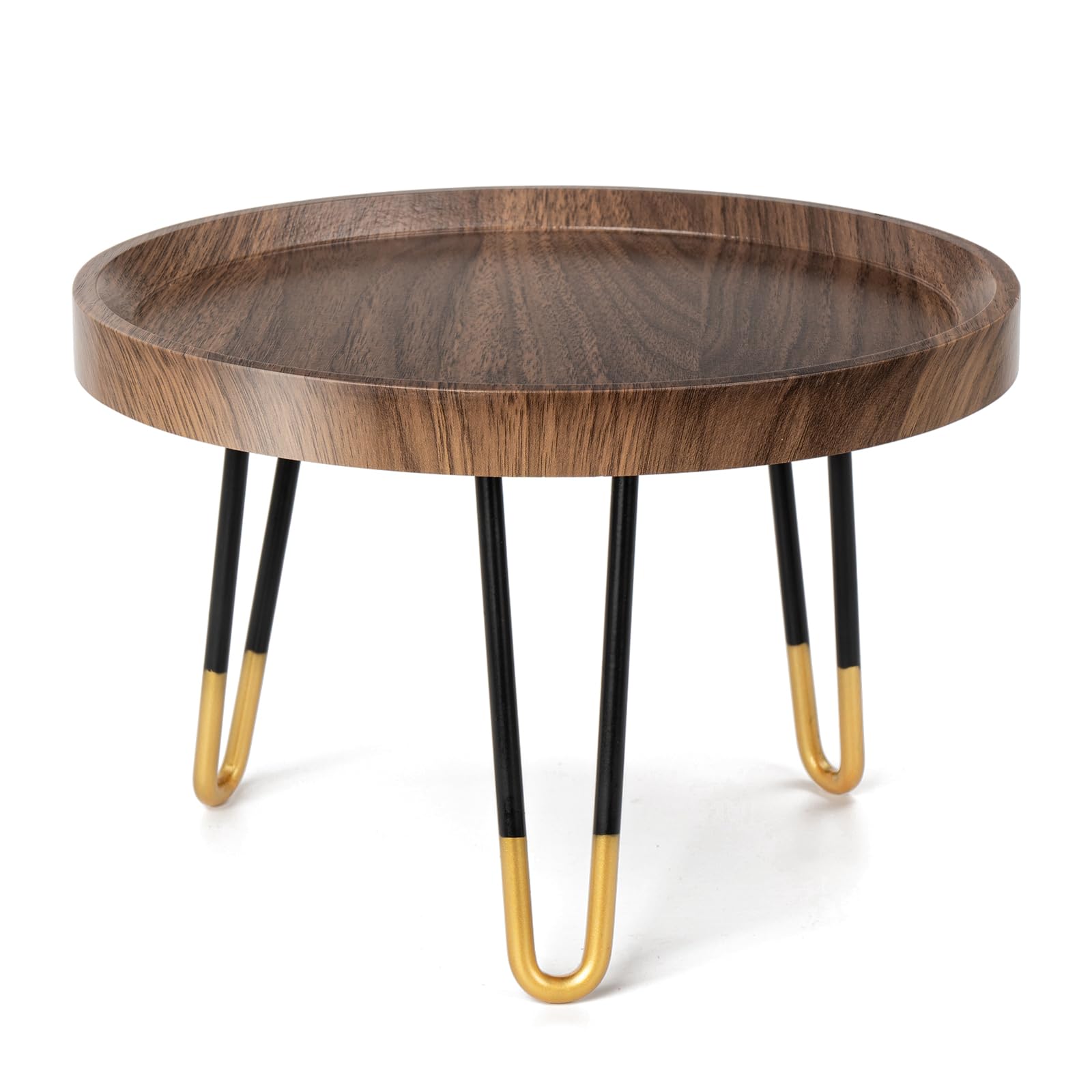 Plant Stand Indoor Outdoor, Mid Century Style Walnut Wood Color Plant Stand,Waterproof Design Modern Plant Table,Easily Assemble Come With Tools,Nice