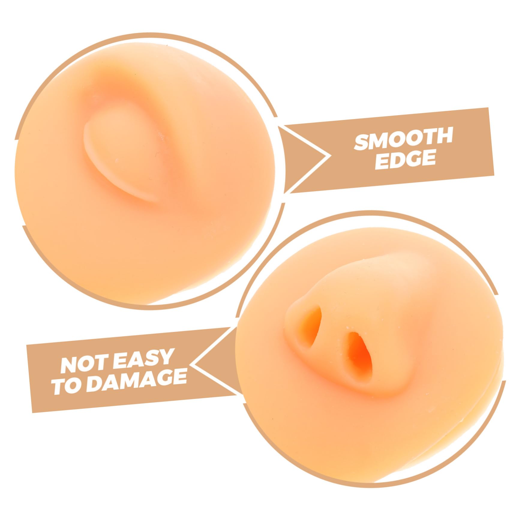 SECFOU 1set Modelli Facciali Silicone Per Piercing Comprende Orecchie Naso Bocca e Lingua Modelli Flessibili Per Pratica e Insegnamento Strumenti Di Alta Versatilità e Facili Da Pulire