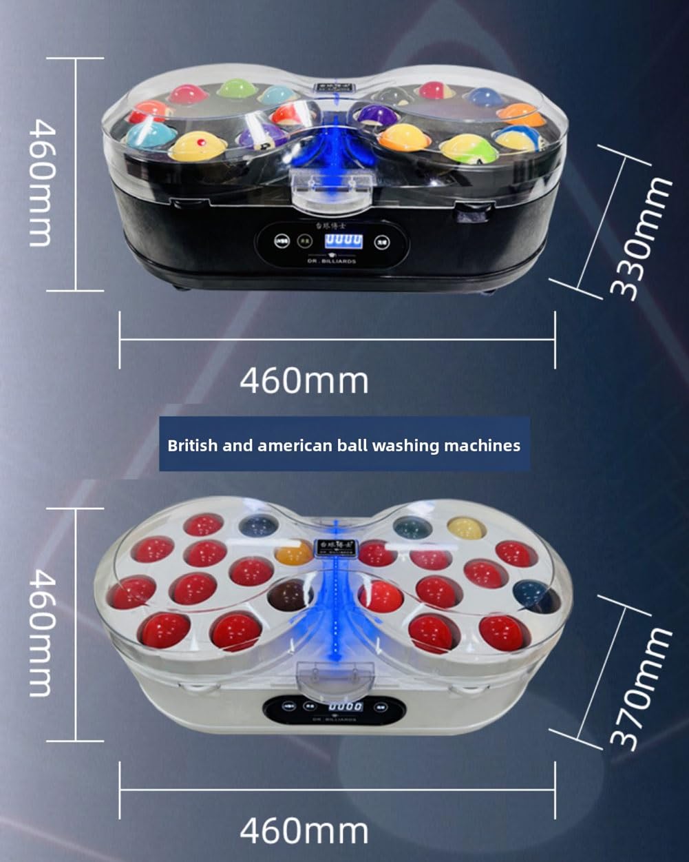 Pulidor y limpiador automático de bolas de billar, máquina de limpieza de bolas de billar con panel táctil, pulido y secado para juegos de billar y billar