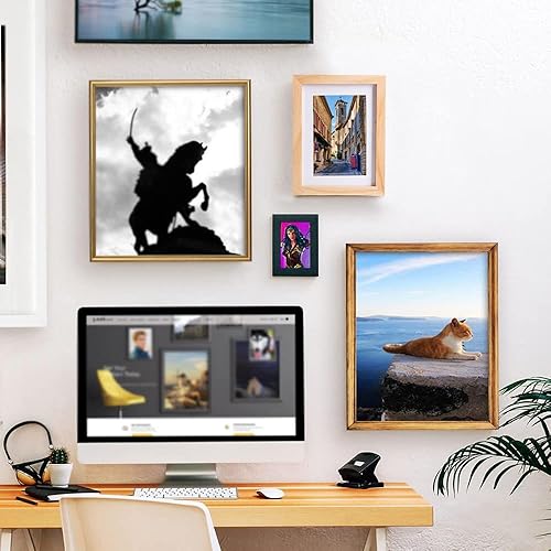 Miniatura 6 de Marco de fotos seguro para desviación, mini caja fuerte con compartimento secreto oculto para almacenar tu dinero, efectivo, joyas o hierbas,