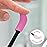 S&T INC. Makeup Spatula, Large and Mini Silicone Spatula Set for Cosmetics, Shampoo, Hair Care, and Skin Care Products, 4 Piece Set, Pink/Purple