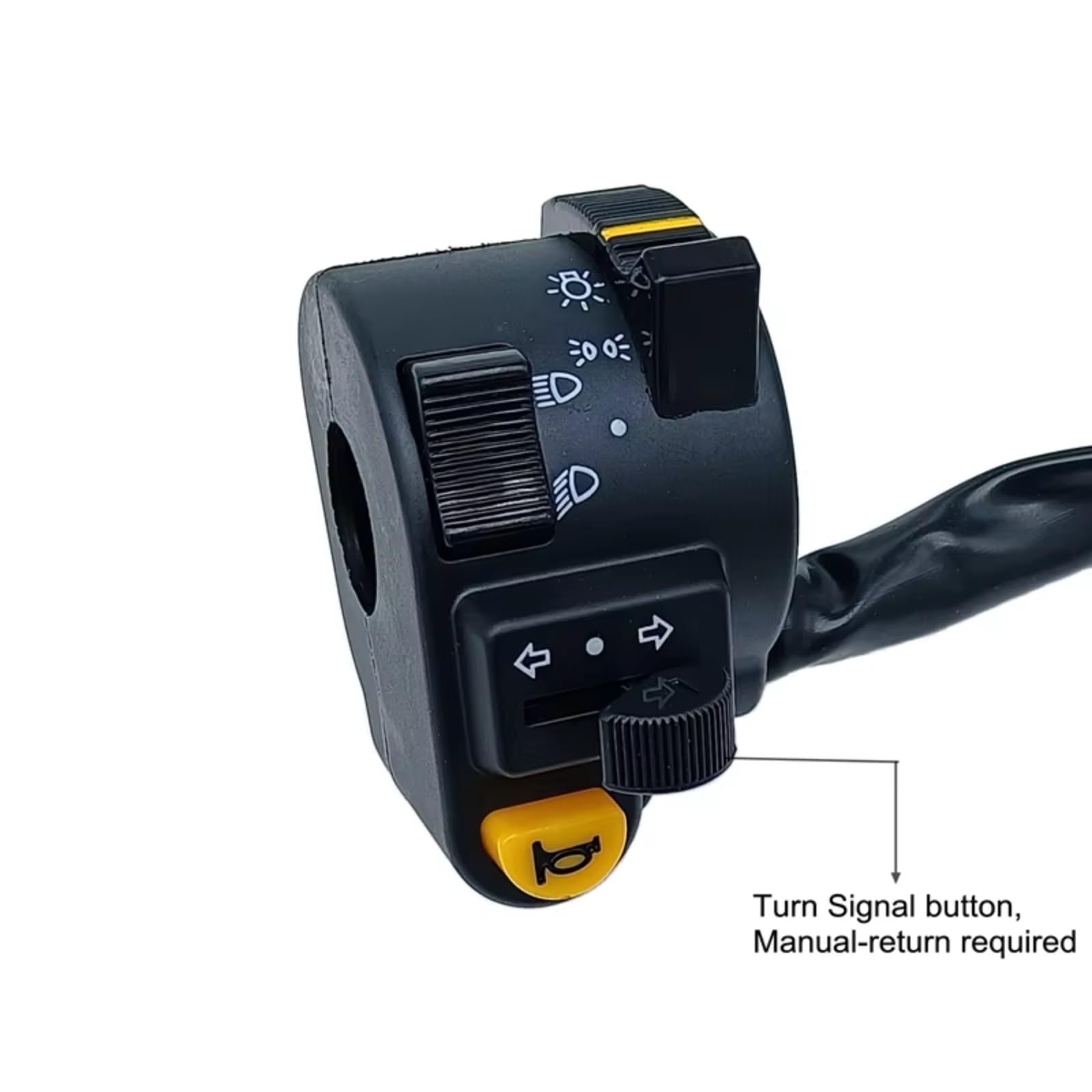 Interruttori Per Manubrio Moto Per Triciclo ATV Scooter 12V 7/8 Pollici Segnale Di Svolta Universale Per Faro Fendinebbia Manubrio Kill Interruttore