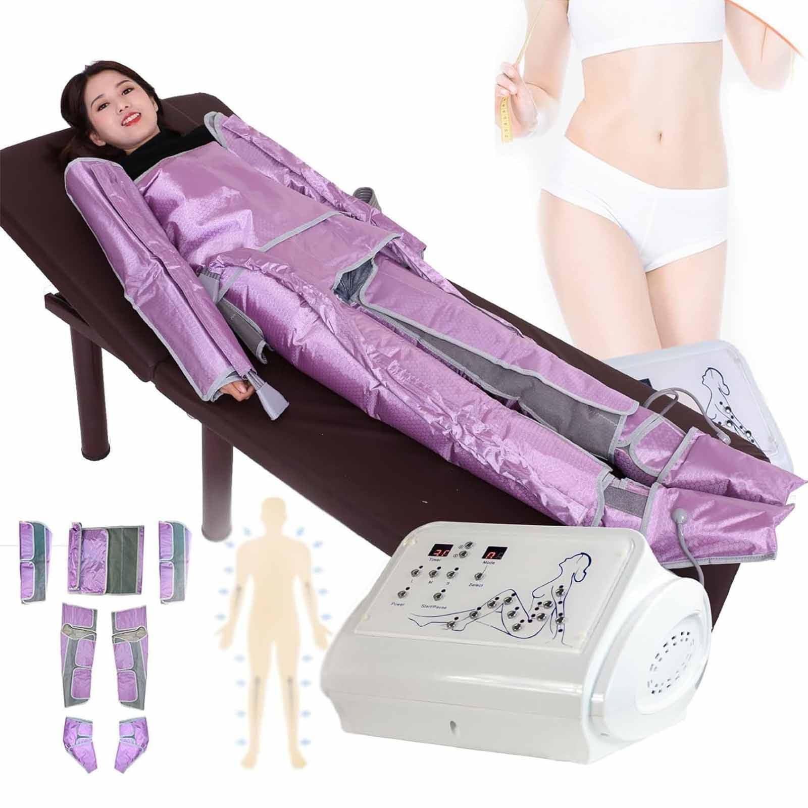 Presoterapia para Casa,para Piernas Y Pies Cansados,Favorece Una Mejor Circulación,Drenaje Linfático,Fácil Uso,Eficacia Profesional, Familiares Y Amigos,Purple