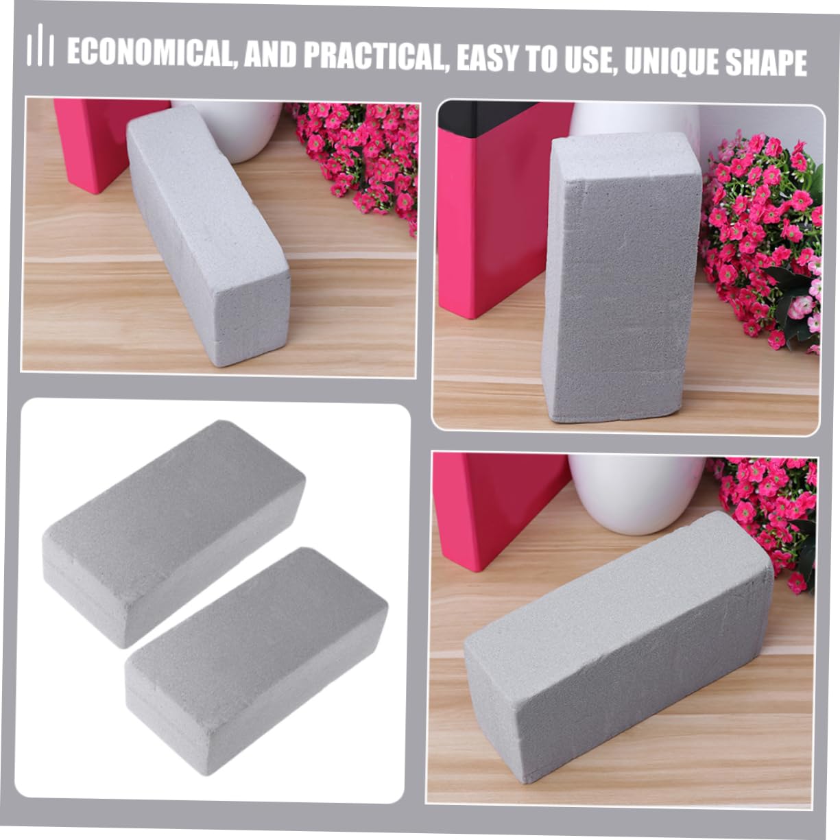 Housoutil Bloques De Floristería Arreglos Diy Sostenedores De Flores Con Capacidad De Absorción De Agua Accesorios Decoración De Bodas Y Hogar 5 Piezas X 4