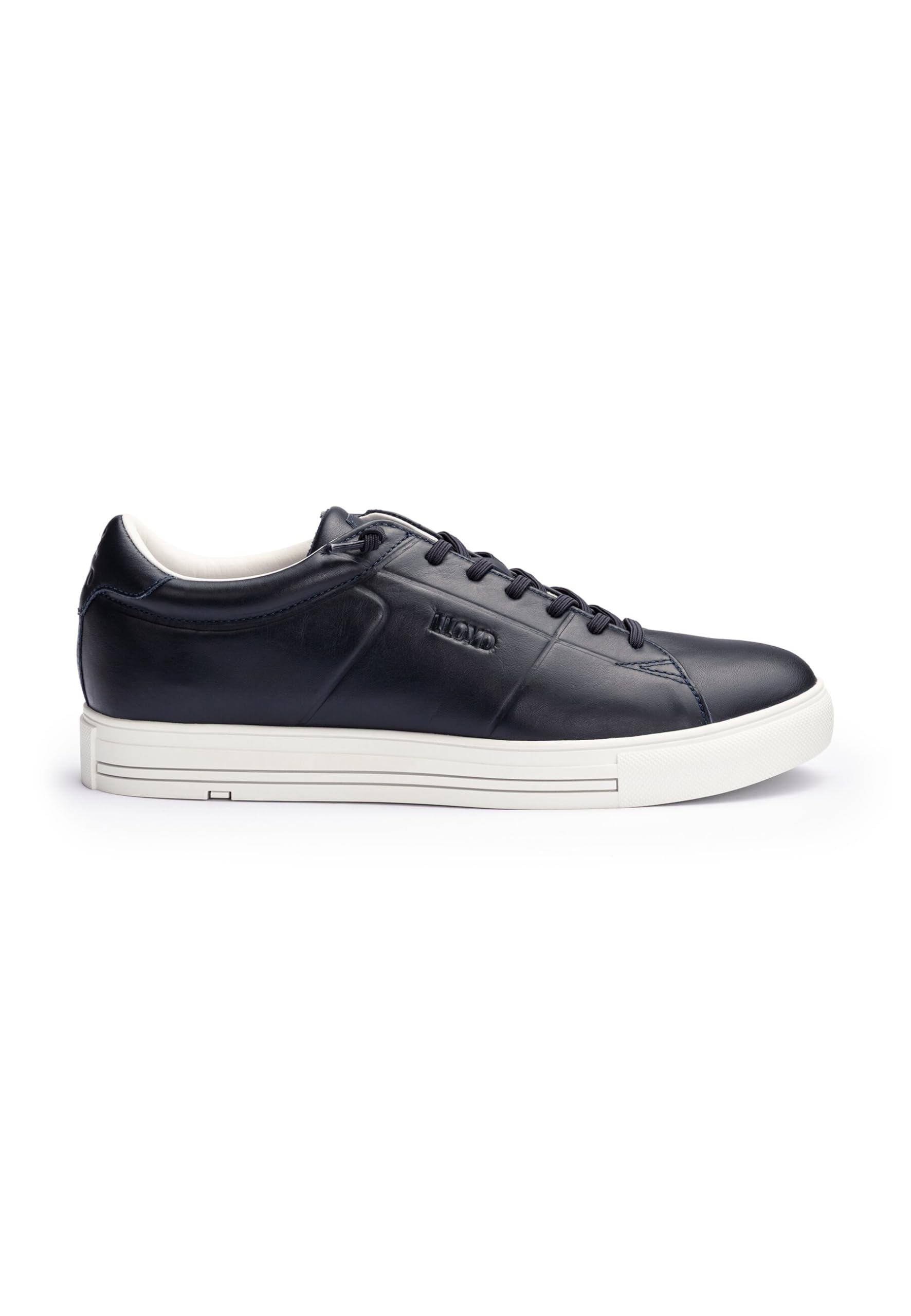 LLOYD Herren Sneaker Court, Männer Low-Top Sneaker,Xtra-Wide,wtra-Large,Lamb-Skin,Easy-Going,extra-Light,Vario-foodbed,festlich, Navy, 46 EU / 11 UK