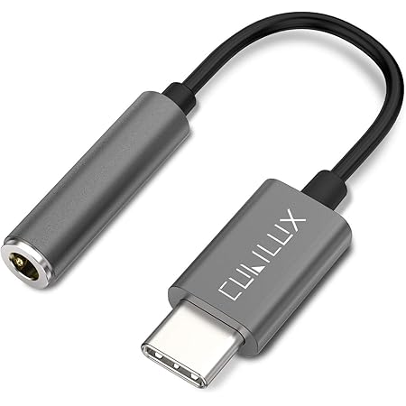 Cubilux Usb C To 3 5mm Headphone Jack Adapter Type C Amazon Co Uk Electronics