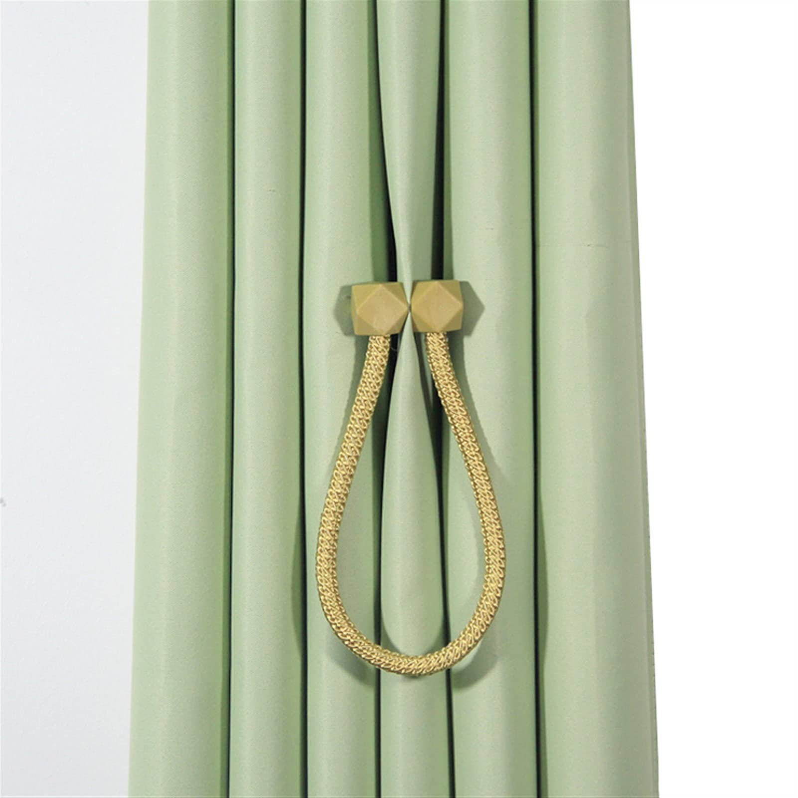 Alzapaños magnéticos para cortinas, 5 correas de clip con hebilla de perlas para varillas, soportes duraderos y decorativos para cortinas, fácil instalación
