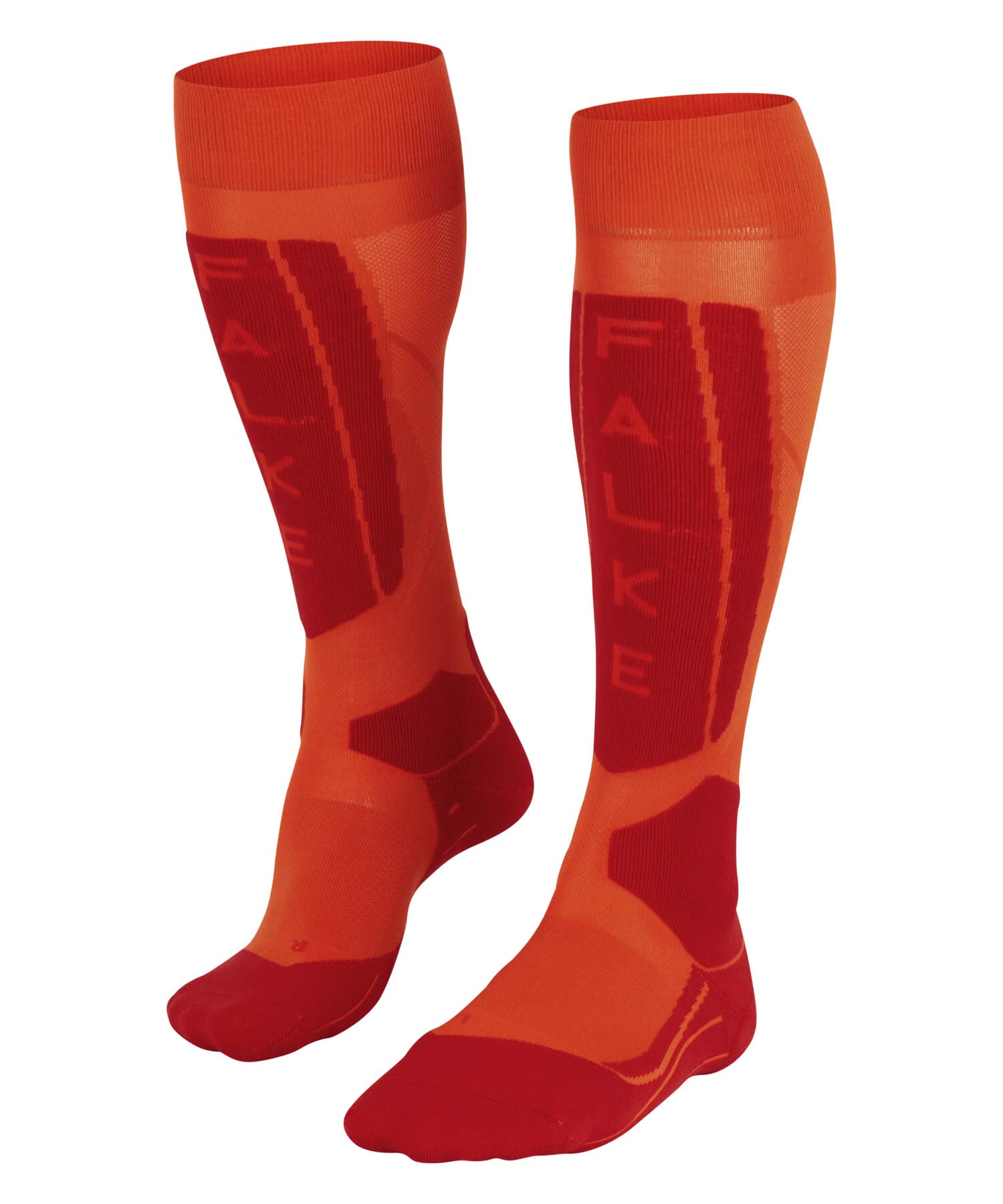 FALKE mujer SK5 calcetines de esquí amortiguación ultraligera anti ampollas fina para competición transpirable secado rápido regulación del clima antiolores seda hilo funcional 1 par