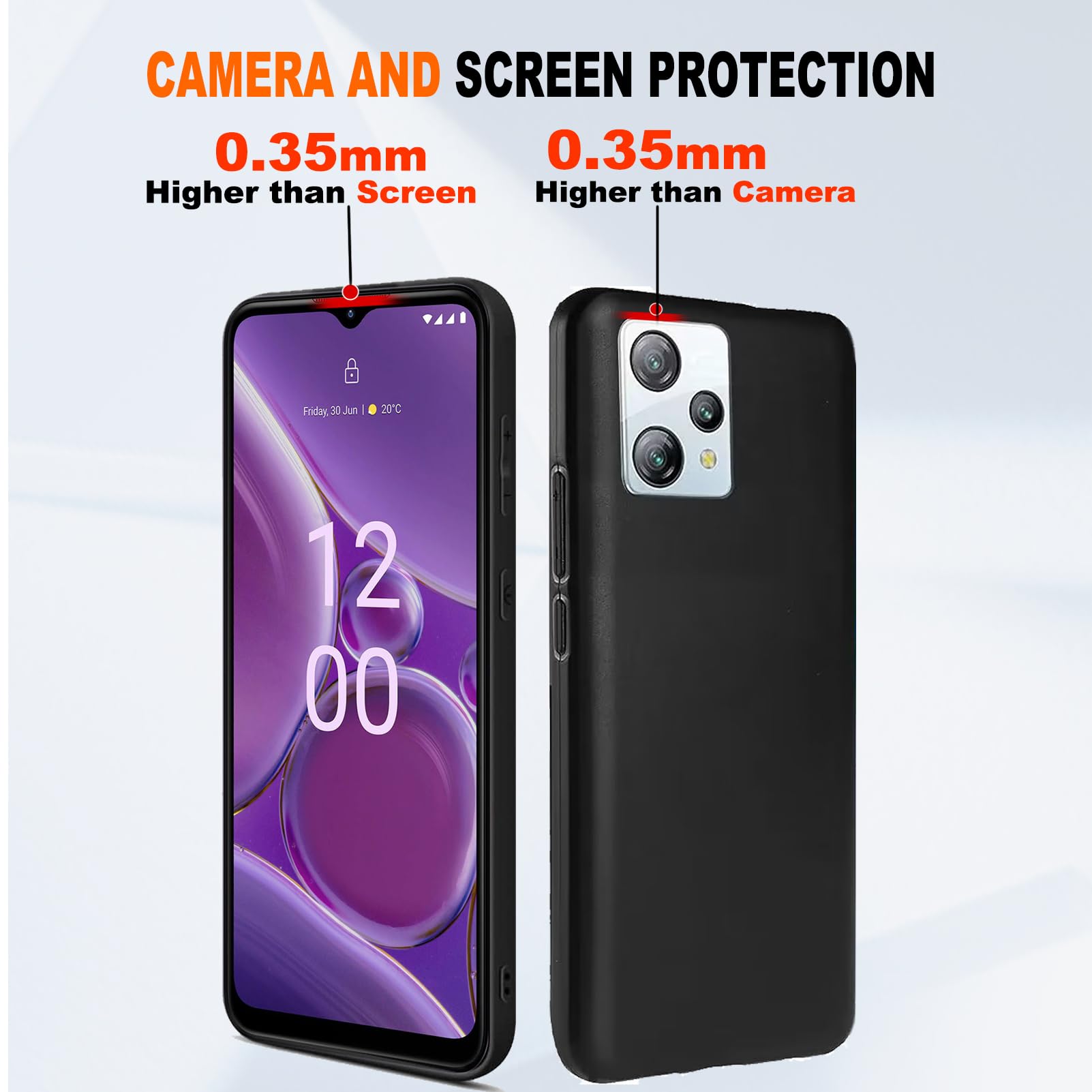 KIT 2 VETRO TEMPERATO per Blackview A53 / A53 Pro PELLICOLA Full Cover