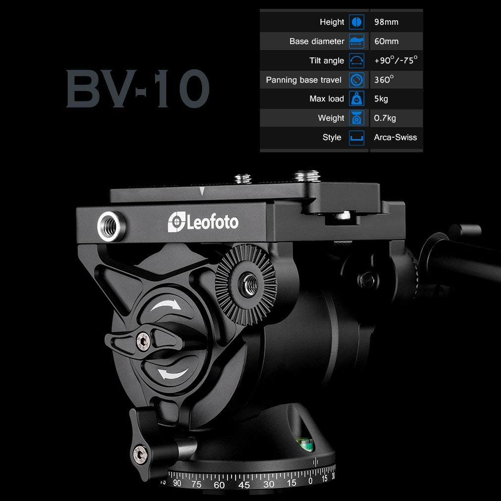 Amazon | レオフォト BV-10 VTR用雲台60mm VTRシリーズ | leofoto | 雲 