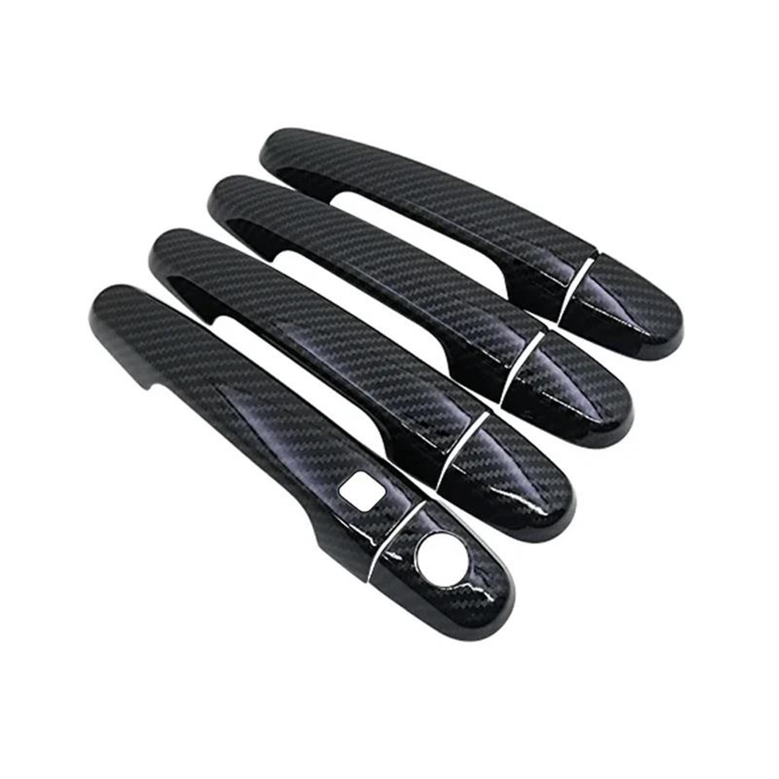 UJNHEQ for Corolla for Verso AR10 2004 2005 2006 2007 2008 2009 2010 Car Door Handle Cover Accessories Stickers Decorative(Style 6)