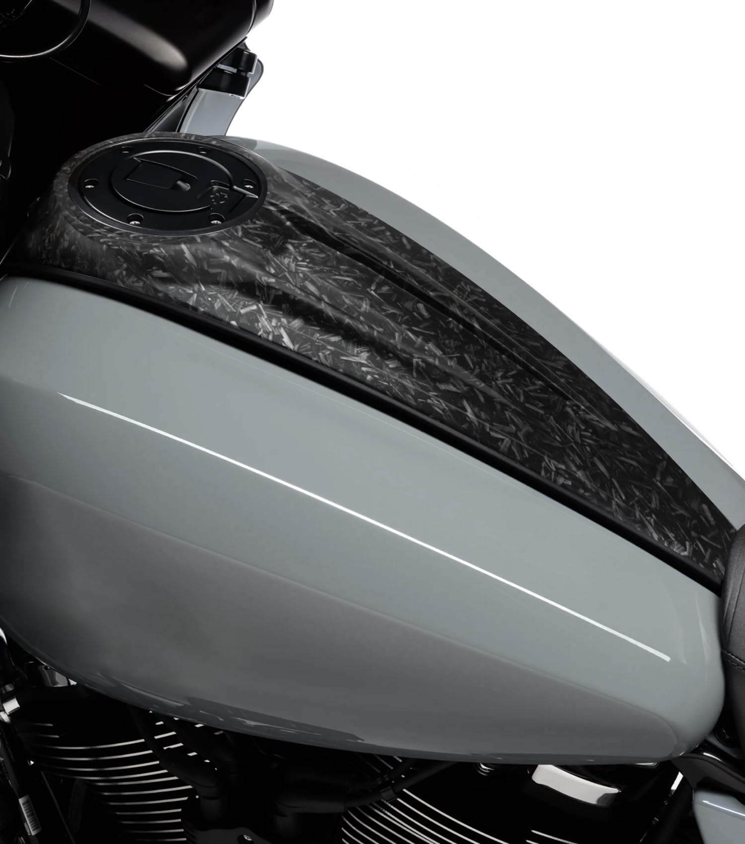 ハーレー CVO FXR4 タンク Low Profile Fuel Tank Console kit Cover Compatible with Harley