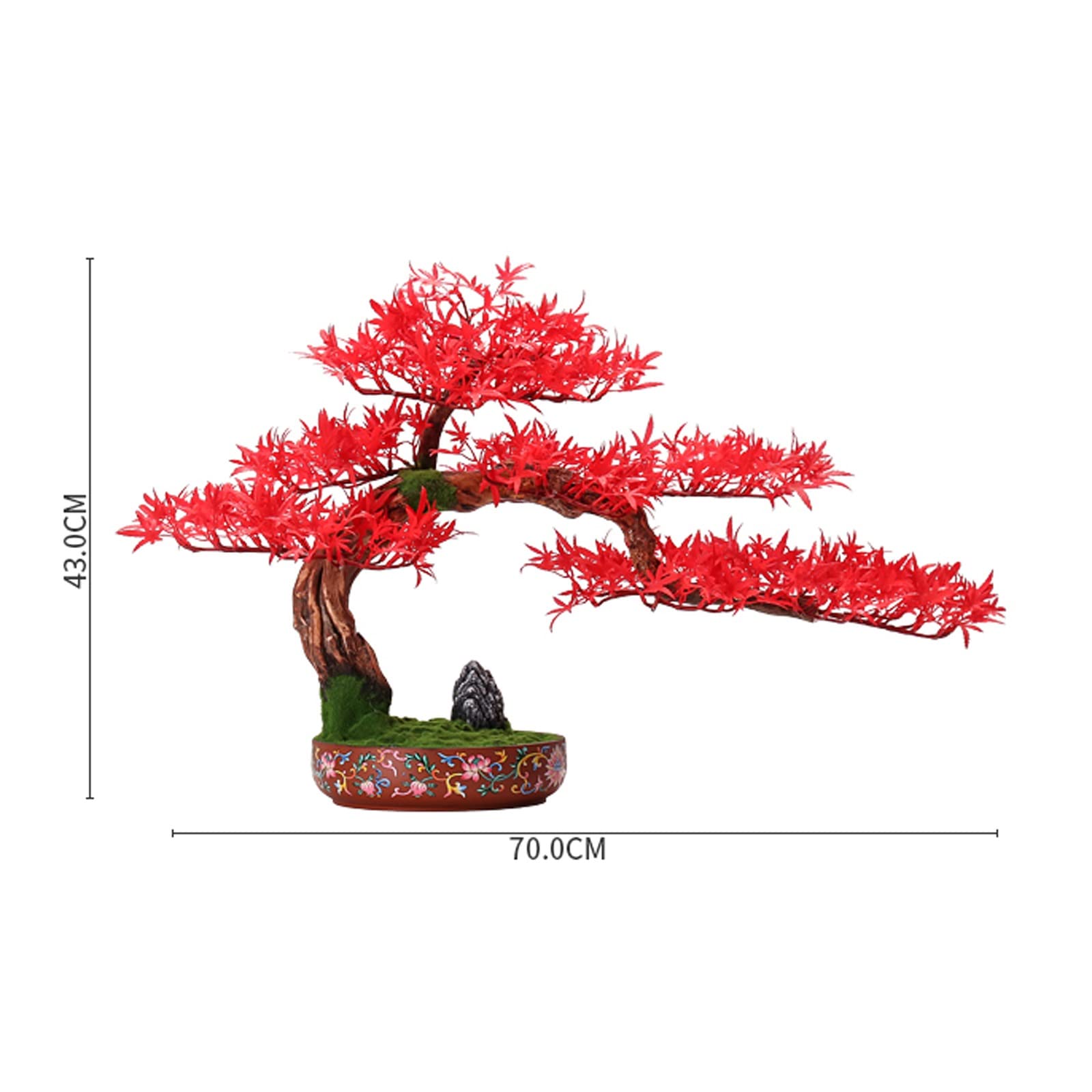 Artificial Trees Simulation Pine Fake Bonsai Lucky Zen Ornaments