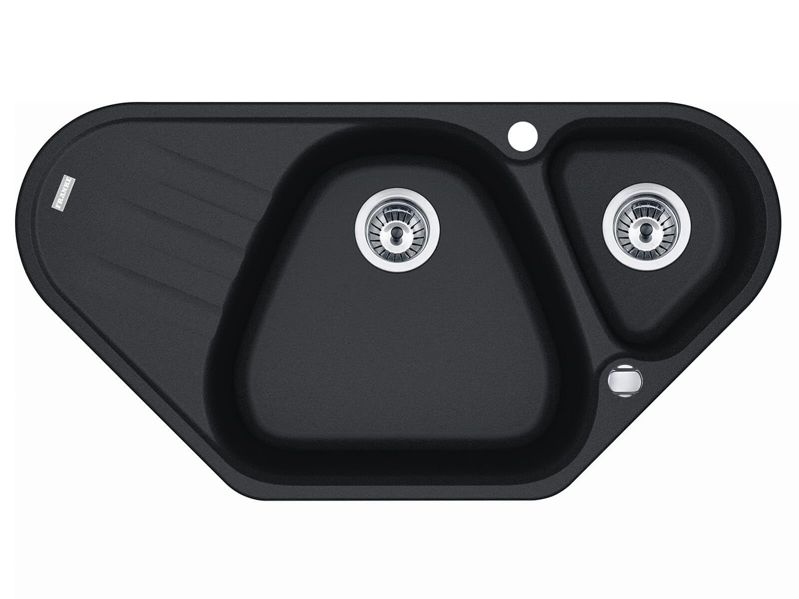 FRANKE ANTEA AZG 661-E Einbauspüle/Fraganit/Onyx/Excenter / 80 cm
