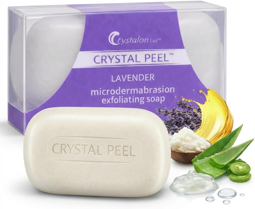 Lavender Microdermabrasion Exfoliating Soap Body Bar 8oz
