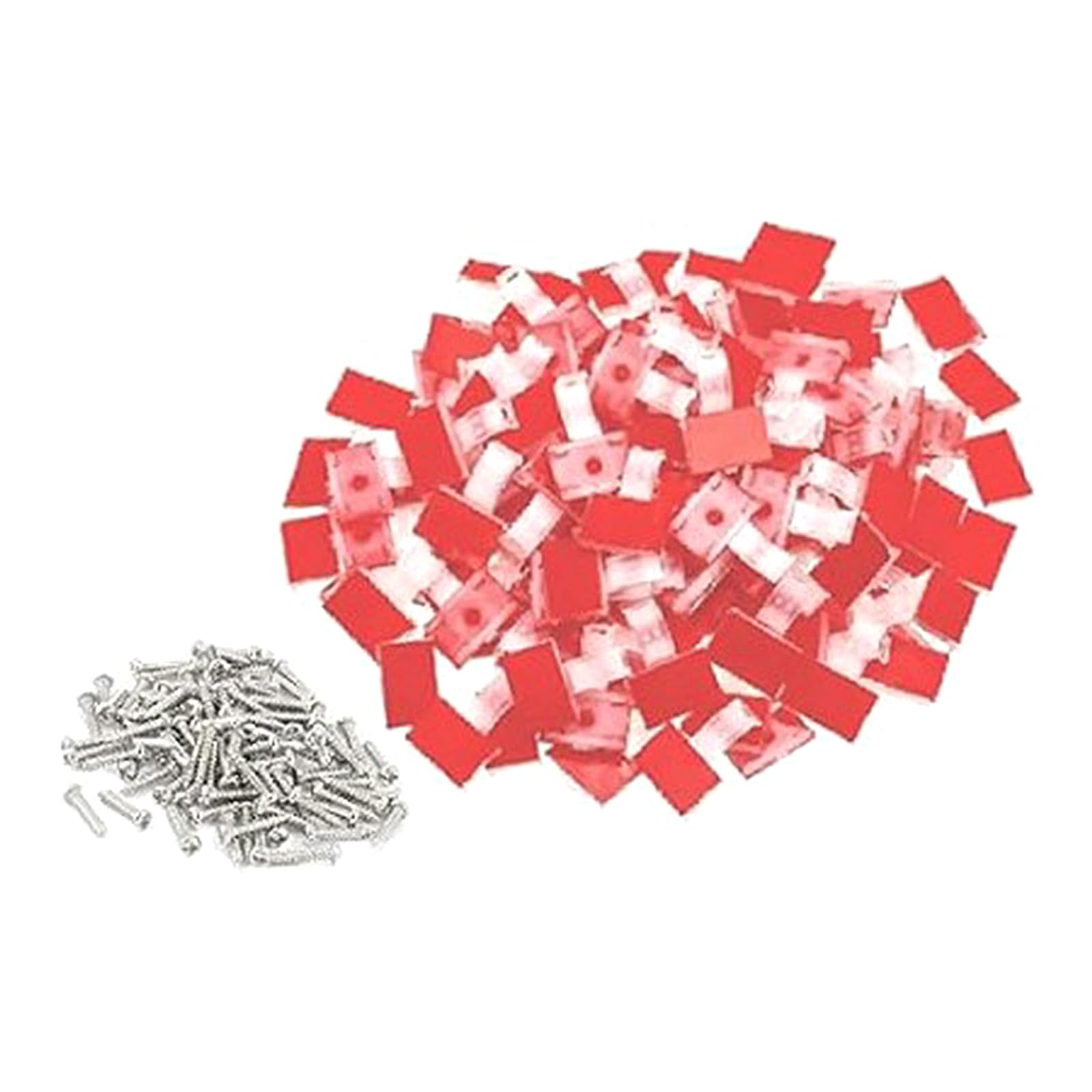 Shyyoulqe Multicolor 100Pcs Led Strips Light Holder Self-Adhesive Wire Bundles Holder Mount Clip Led Strips Light Mounting Brackets Enduring Mounting Clip