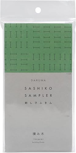 Miniatura 39 de DARUMA Sashiko Sampler - Tela original color azul marino (ángulo recto conectado)