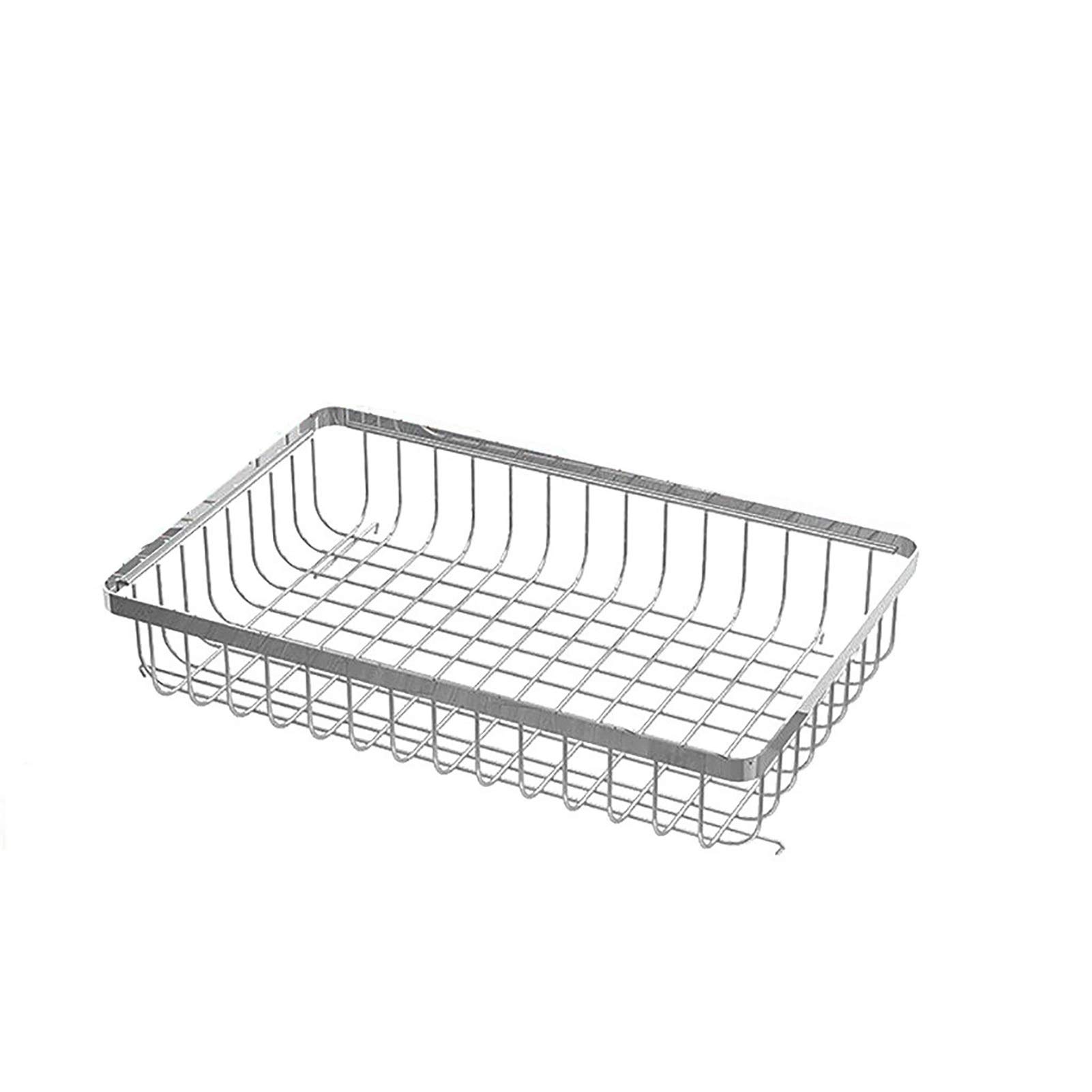 ZSH-two Cupboard Organizers Kitchen Shelf Stacking Can Dispensers 304 Stainless Steel Household Floor Multi-layer Storage Rack Standing Shelf Units (Color : E)