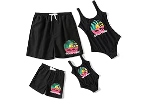 Pineapple Paradise: Family Matching Swimsuits for Island Vibes