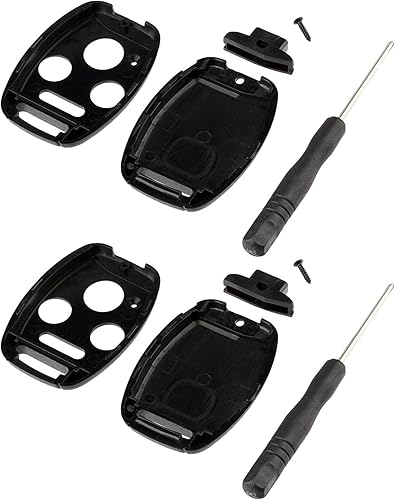 Kewucn Funda de repuesto para llavero, 2 piezas sin necesidad de corte, para llave de automóvil sin llave, para entrada remota, se adapta a Accord