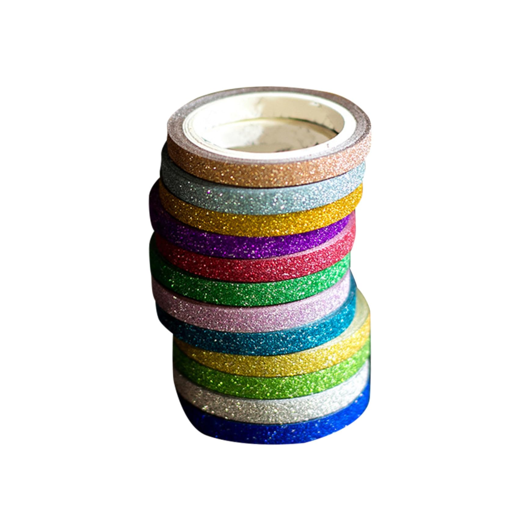 SHINEOFI 36pezzi Glitter Washi Tape Decorativo Nastro Adesivo Per Album Fotografico Scrapbooking e Pianificazione Abbellisci Oggetti e Regali Con Vivaci e Fantasie Uniche