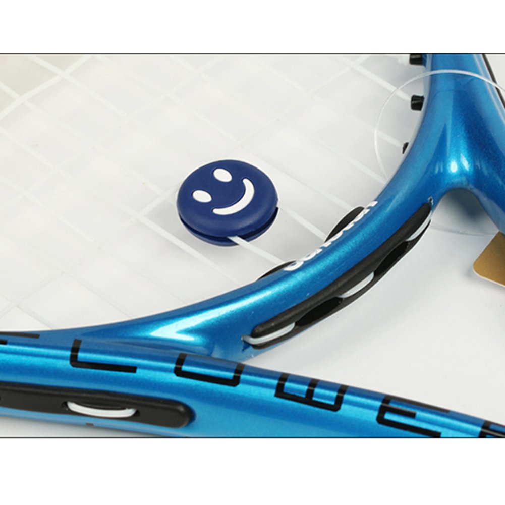 Rally Smile Racket Snapklik.com : Tennis Racket Silicone Vibration Dampeners Smile Face ...