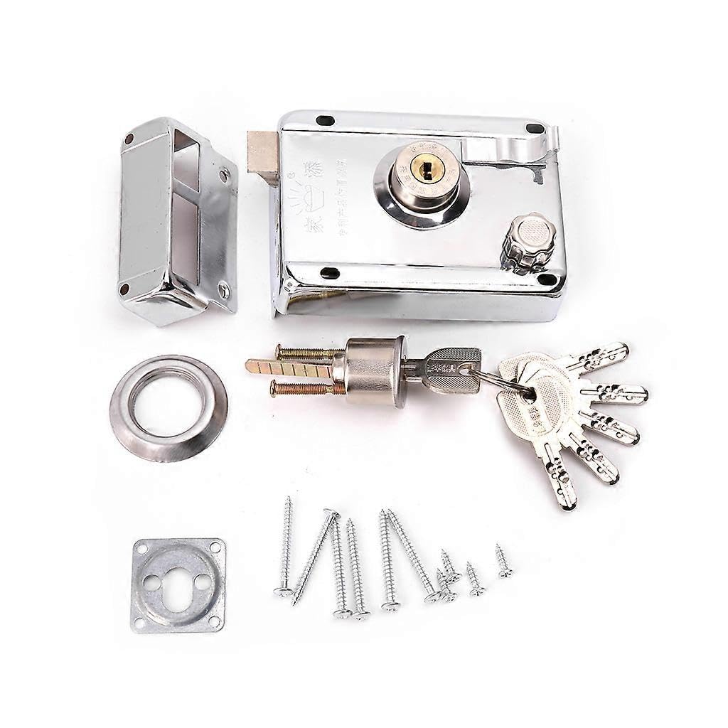 Joyhappst Image Color Exterior Door Lock Kit Security Anti-Theft Locks With Multiple Insurance