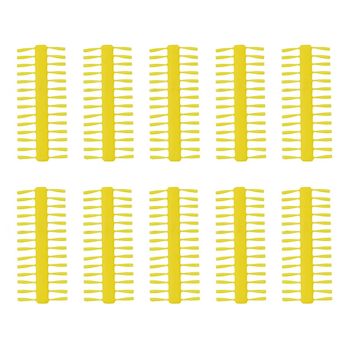 Gurtt 280 pcs Fishing Gear European Style Set 7mm Bait Stopper Plastic Stopper Carp Corn Meat Bait Fishing Gear Yellow