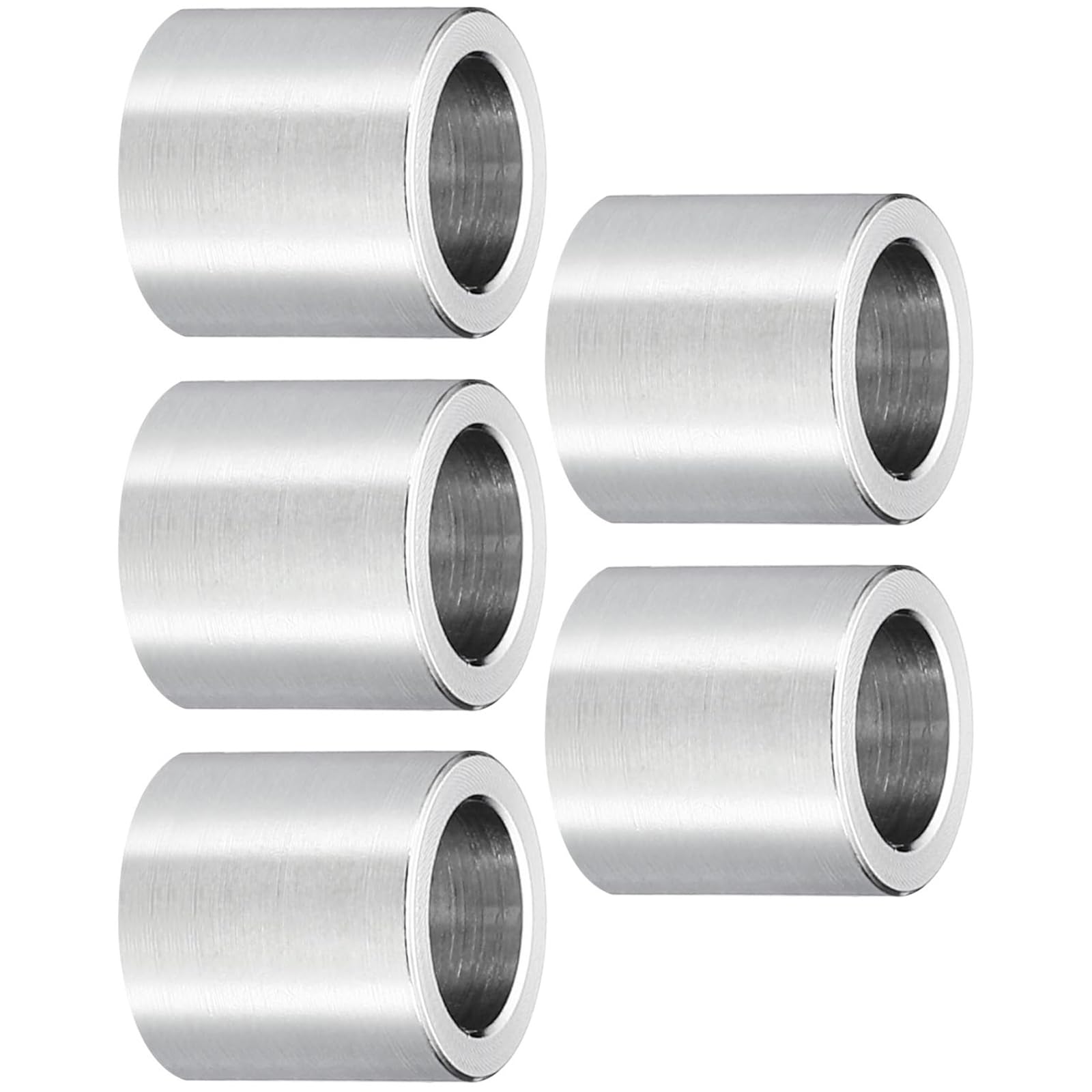 TOP-VIGOR 5Pcs M8 Aluminum Spacer, 8.2mm ID x 12mm OD x 12mm Length Metal Spacer