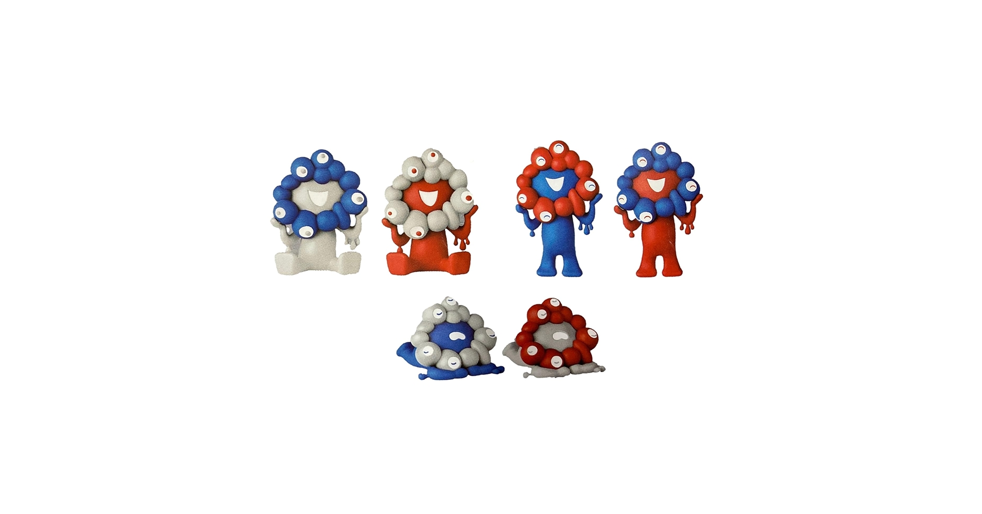 大阪関西万博 海洋堂 ミャクミャク フィギュア 8点フルコンプリートセット 大阪・関西万博 公式 会場限定 ミャクミャクフィギュア