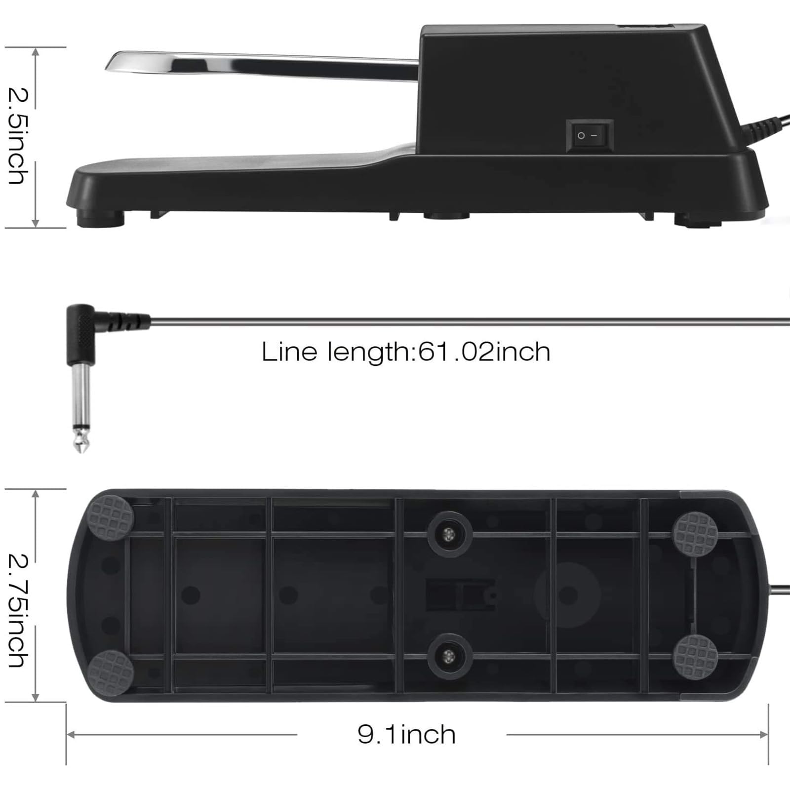 Kadence Keyboard Sustain Pedal (KAD-KSP-PAD-01) - Image 7 thumbnail
