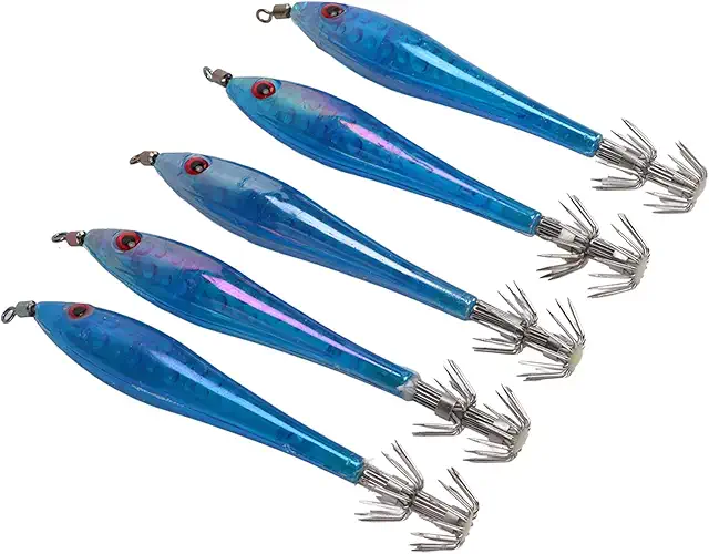 5 stuks Simulatie Inktvis Haken - Hard Valse Aas voor Prematuur Vissen