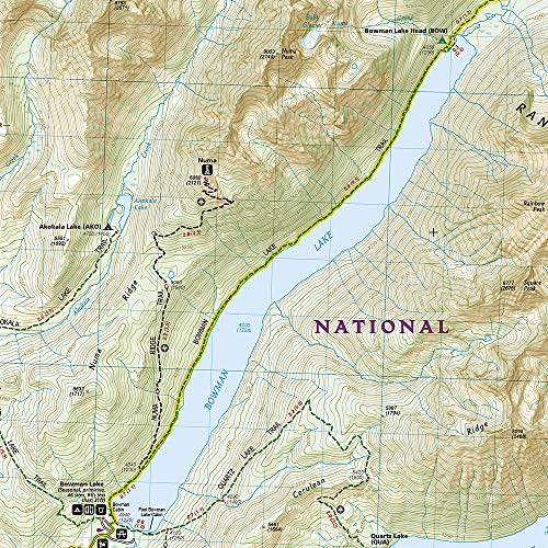 North Fork: Glacier National Park Map (National Geographic Trails Illustrated Map, 313) - Image 2