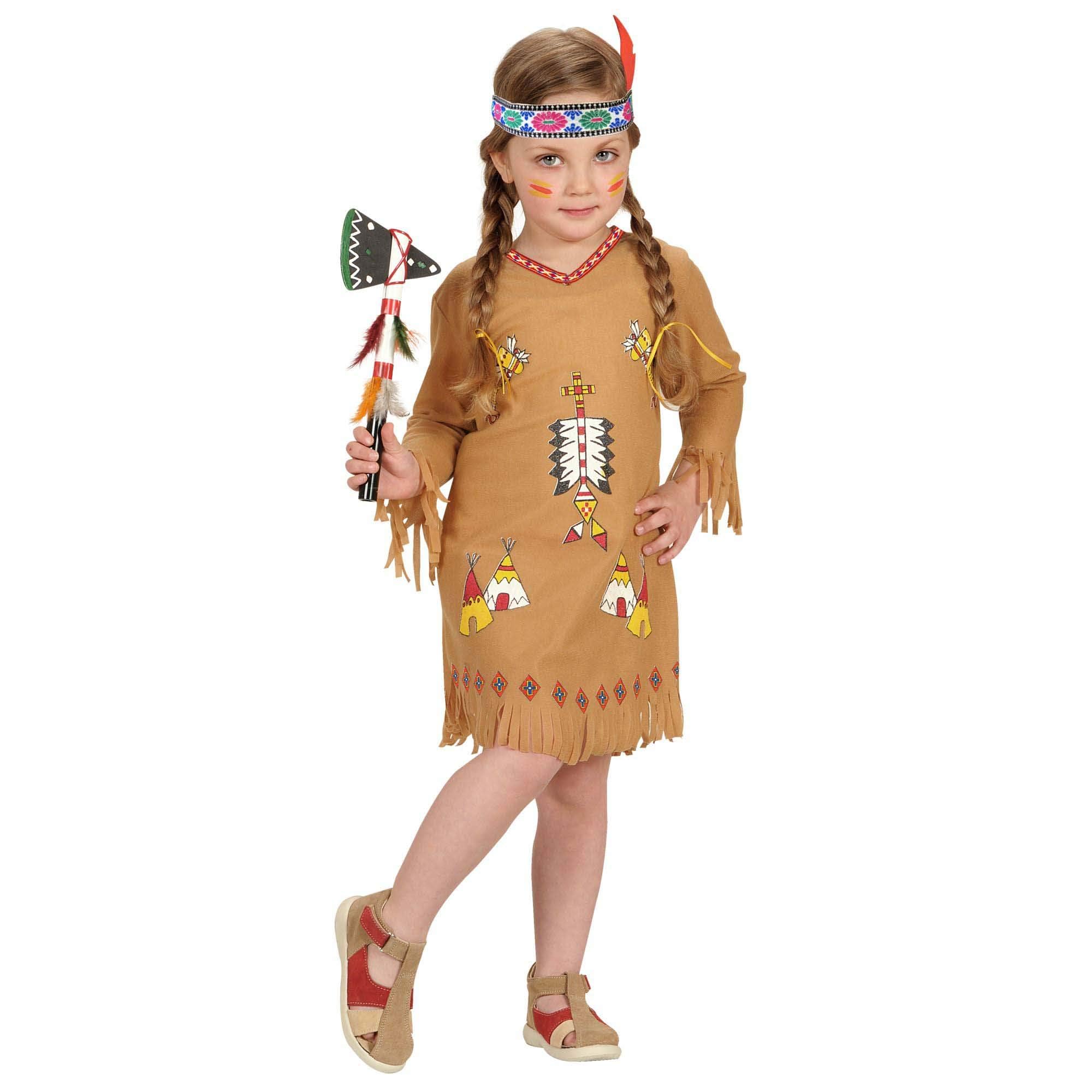 W WIDMANN MILANO Party Fashion A6140 - Pruik Cheyenne, bruin, indianen, themafeest, carnaval W WIDMANN MILANO Party Fashion A6140 - Pruik Cheyenne, bruin, indianen, themafeest, carnaval