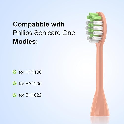 Miniatura 2 de Feihead Cabezales de cepillo de dientes de repuesto compatibles con cepillo de dientes eléctrico Philips Sonicare One, cabezal de cepillo de 10