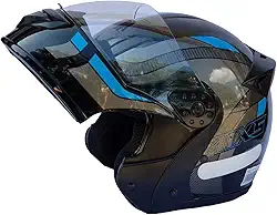 Capacete Moto Mixs Gladiator Delta Articulado Escamoteável Robocop Motociclista Motoqueiro