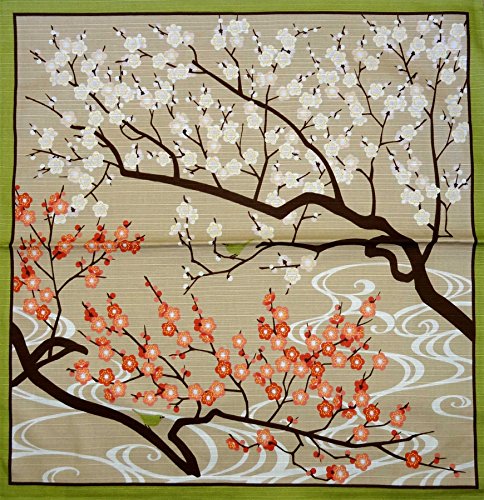 JAPONMANIA - Furoshiki 50x50 Beige - Kôbai Hakubai Cover