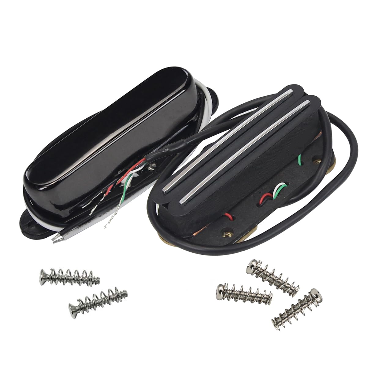 Pickup Per Chitarra TL - Set Alnico 5: Hot Rail Humbucker Bridge E Single Coil Neck - Foto 10