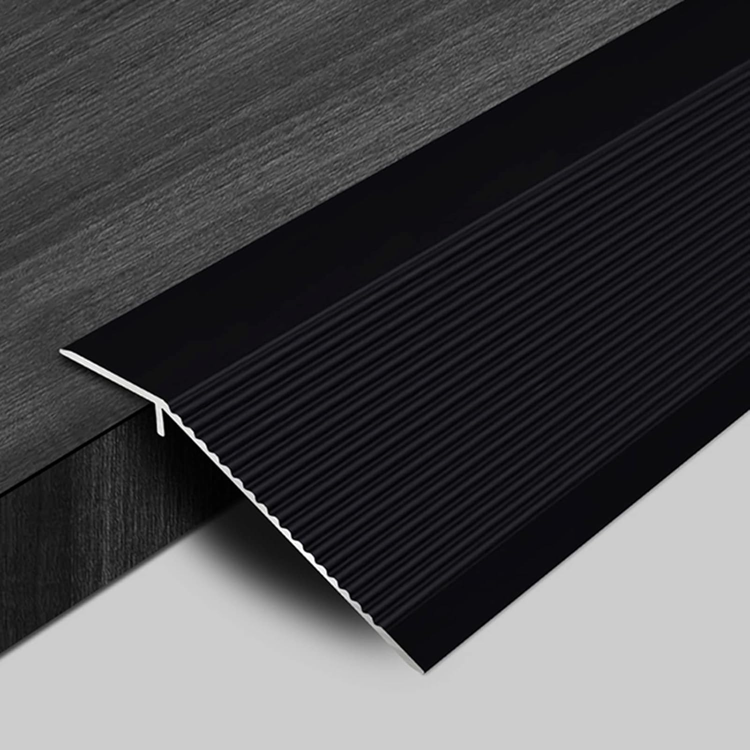 Floor Transition Strip Flooring Edge Trim, Thresholds Floor Sills Transition Strips, 10cm Width Metal Aluminium Edge Trim Carpet Edge, for Uneven Floors Doors Hardwood Floors, 90-150cm Long ( Color :