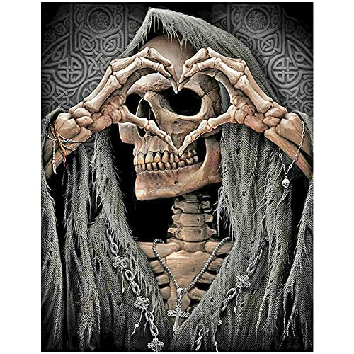 Diamond Painting Square Drill Skull 40x50 cm 5D