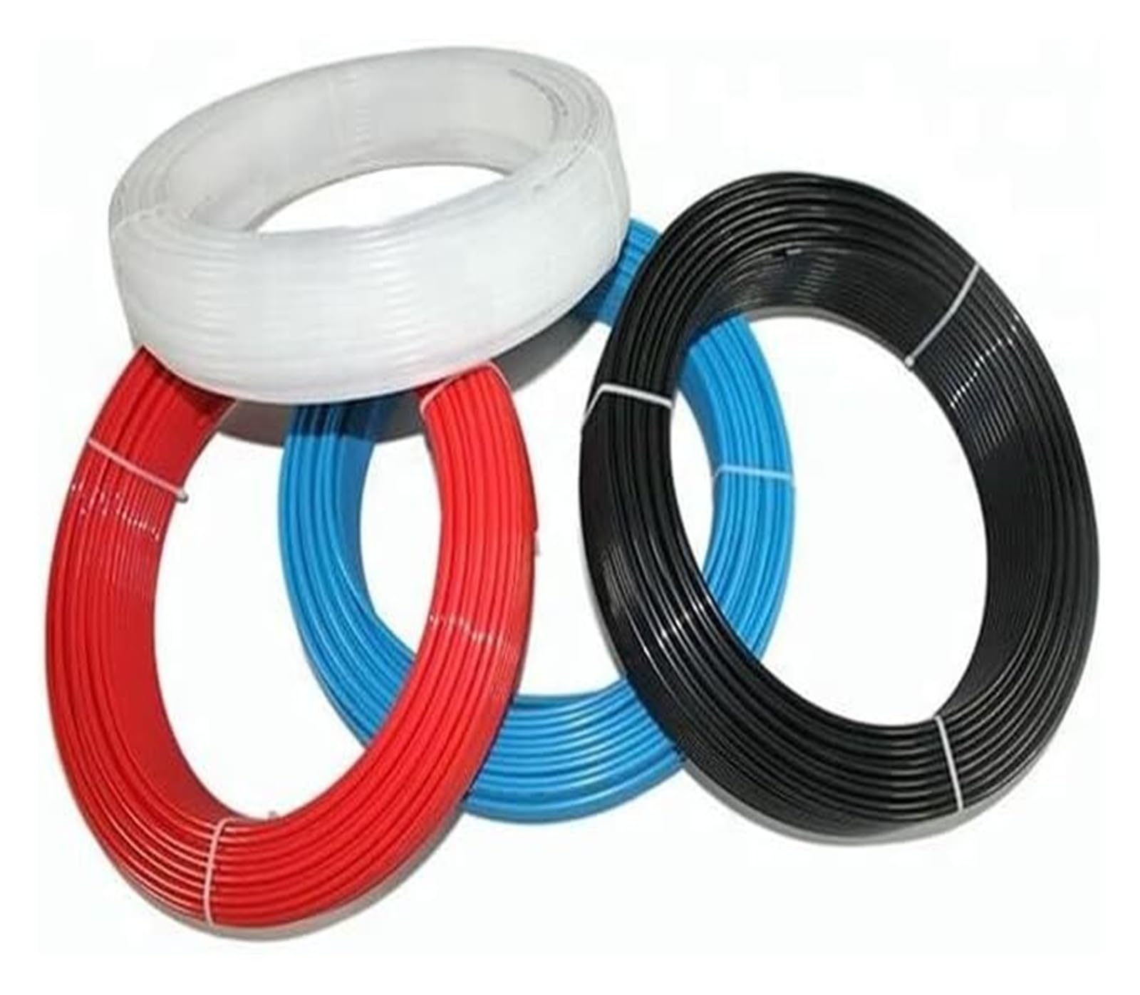 Manguera de aire de PU, manguera de compresor, manguera de aire de goma flexible, tubo neumático, mangueras de PU de 12 mm y 14 mm for compresor, tubería de poliuretano.(12mm Od X 8mm Id,10 Meters)
