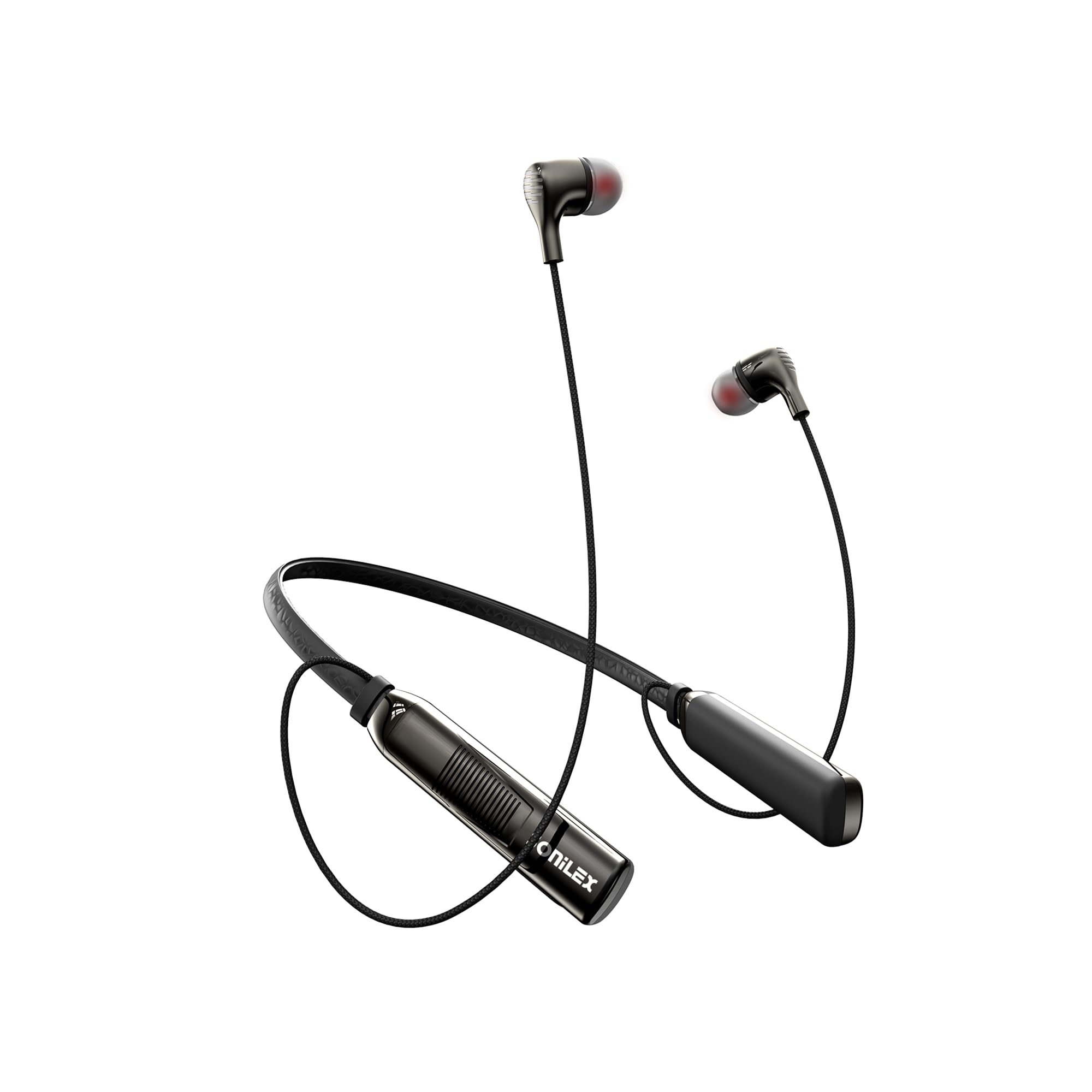 sonilex Bluetooth Neckband, BT 5.4, Magnetic On/Off, Type-C (Black)-image-21